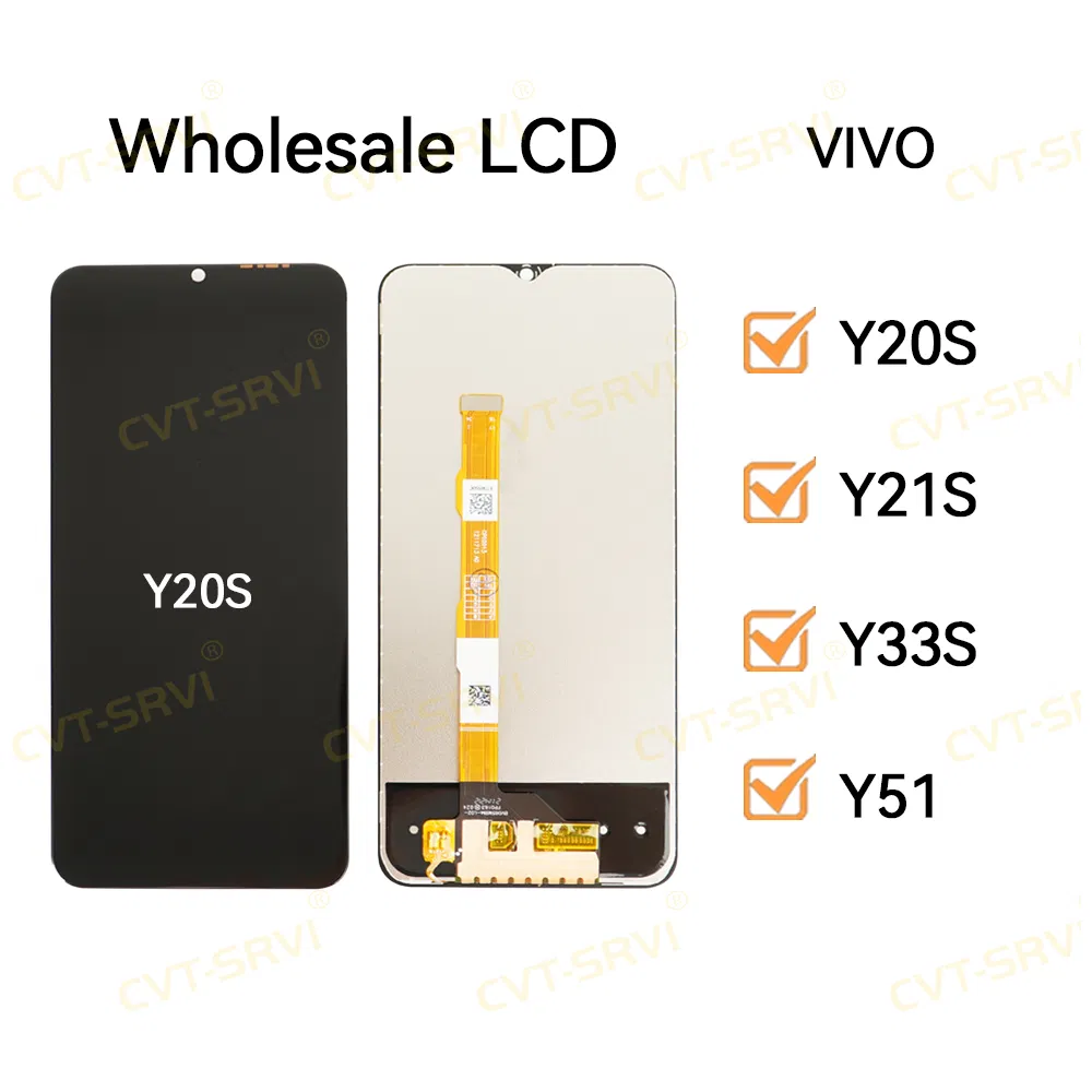Wholesale Price Mobile Screen 100% Test Mobile Phone LCD Screen for Vivo Y20s/Y21s/Y33s/Y51/Y28/Y30/Y50 Telefonos Repuesto