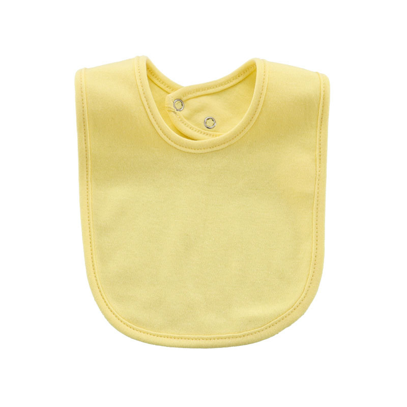 Customizable Bulk Order Soft Plain Cotton Baby Bibs Thick Drool Bibs for Newborns Infants Unisex Baby Bandana Bibs