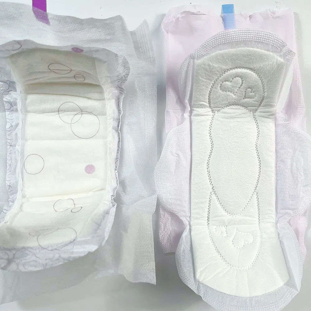 OEM Customized Private Label Cotton Soft High Absorbency Feminine Care Women Menstrual Sanitary Napkins / Sanitary Pads / Lady Pads with Leak Guard