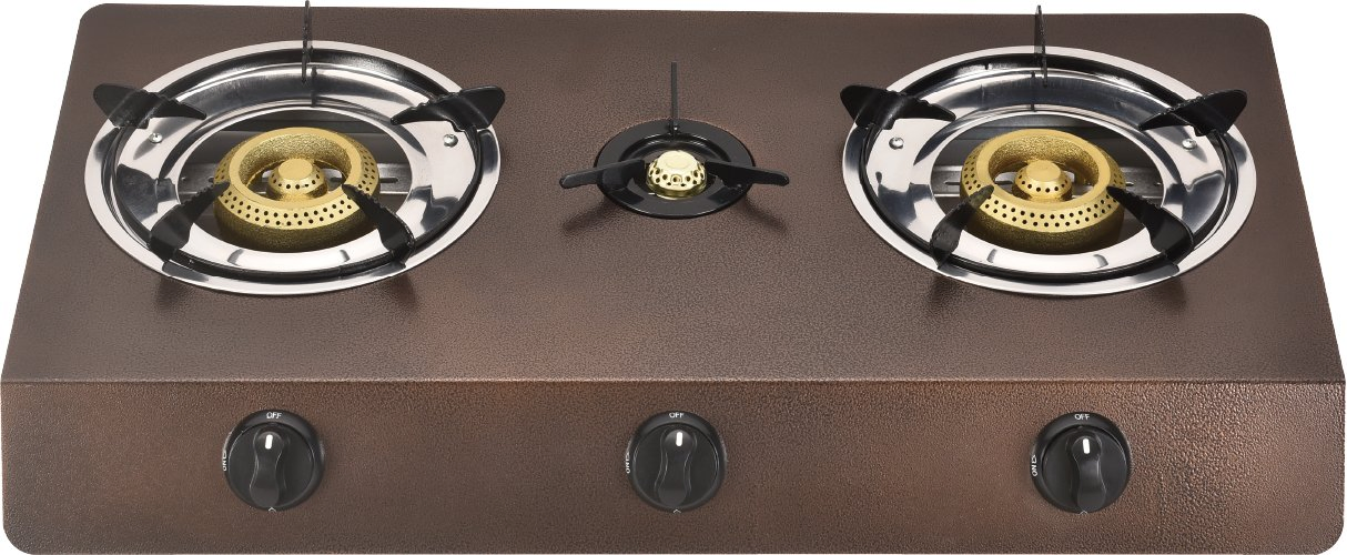 High Efficiency 3-Burner Flame Gas Cooking Stove