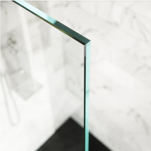 6mm 8mm 10mm Extra Clear Frosted Polished Glass Shelves with Flat and Pencil Polished Edges