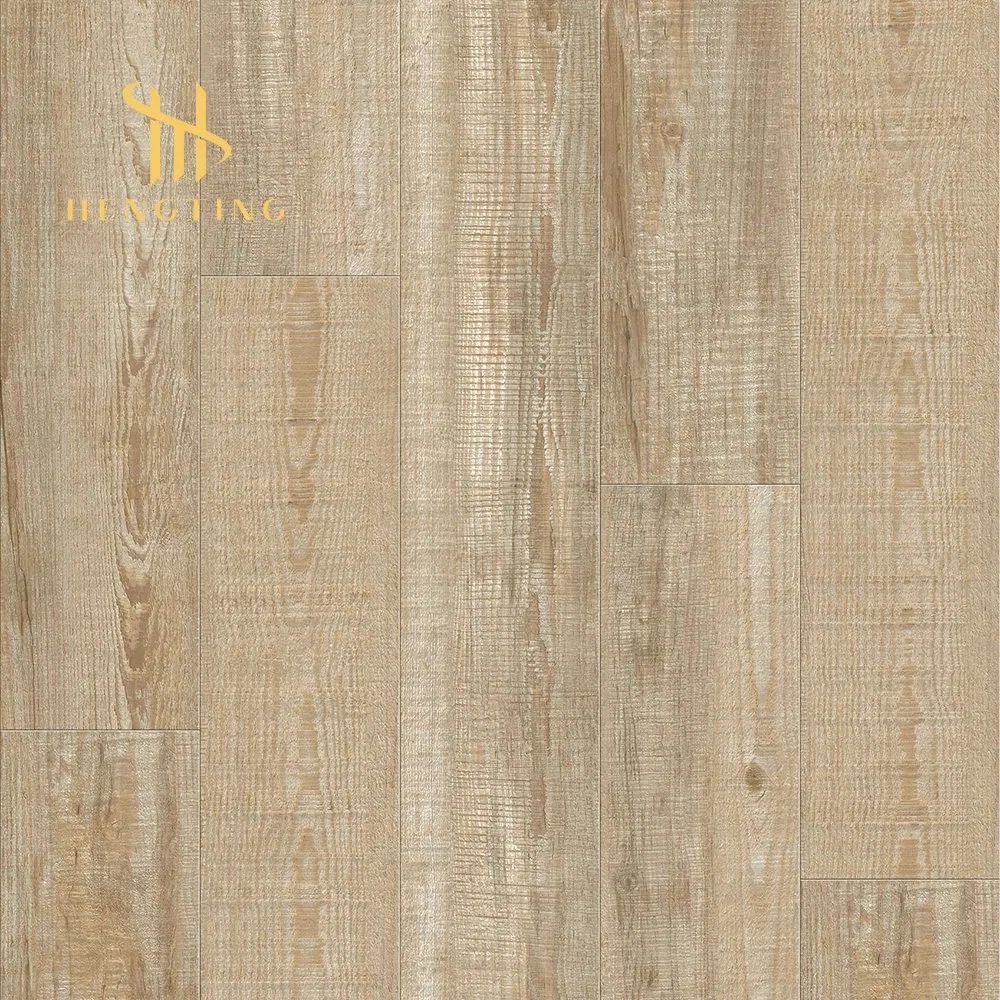 Luxury Interior Waterproof Fireproof Wood Plank Pisos De PVC Vinyl Spc Floor