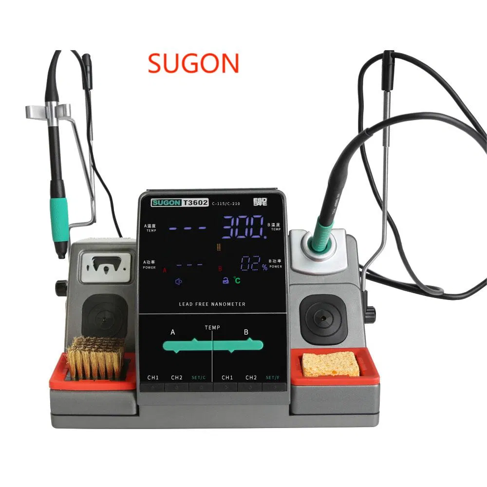 Sugon T3602 Soldering Station 2 in 1 Iron Mobile Phone Repair Tools Welding Machine for Mobile Phone Repair
