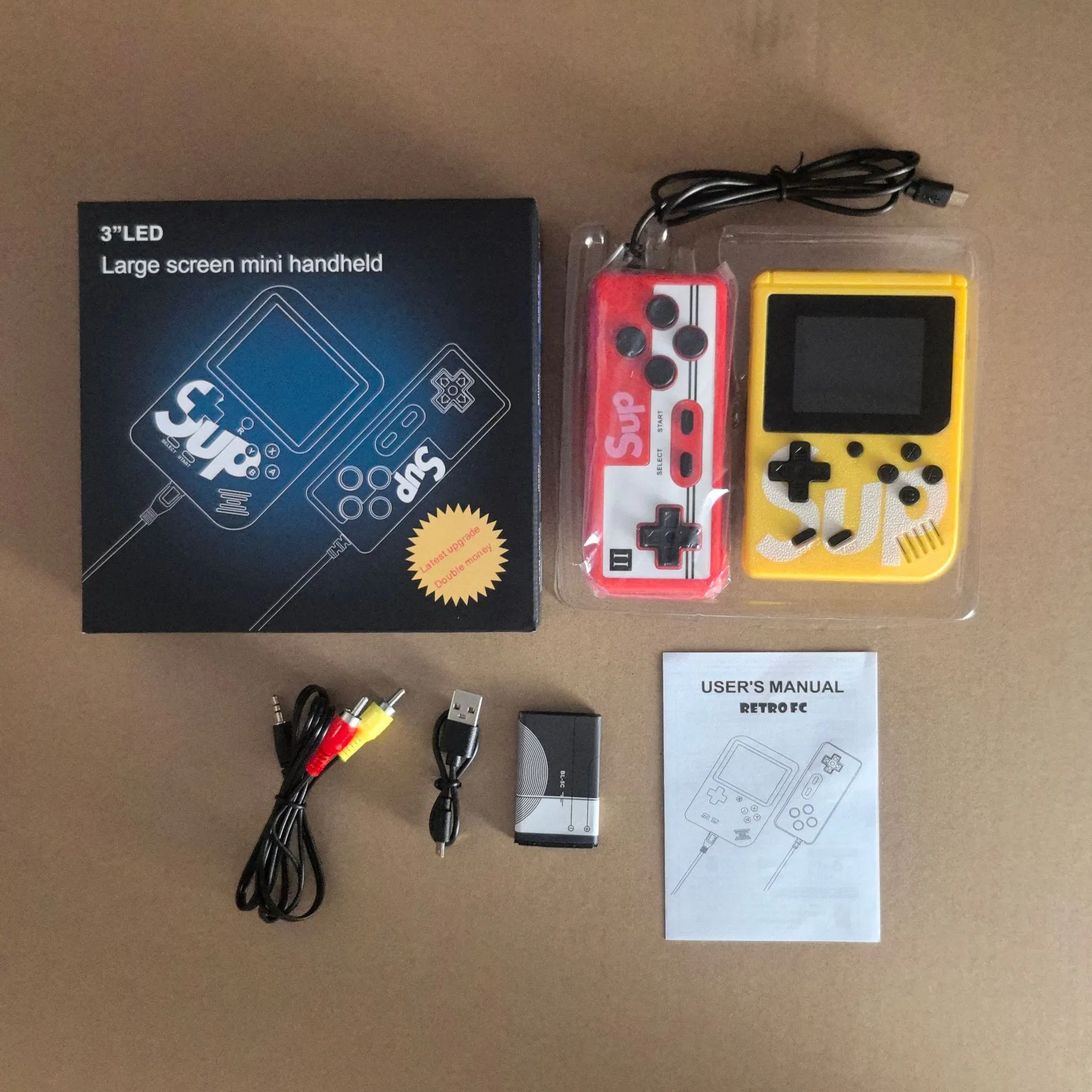 Top Selling Christmas Kid′ S Gifts 2.8-Inch Handheld Game Console for Sup 400 in 1 Two-Players Children′ S Game Machine