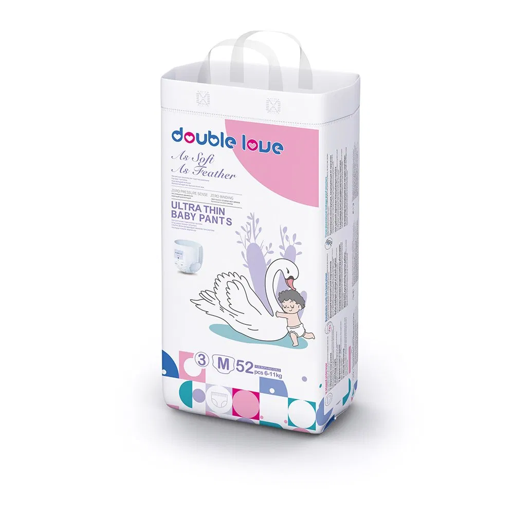 Подгузники Double Love Super Absorption, одноразовые