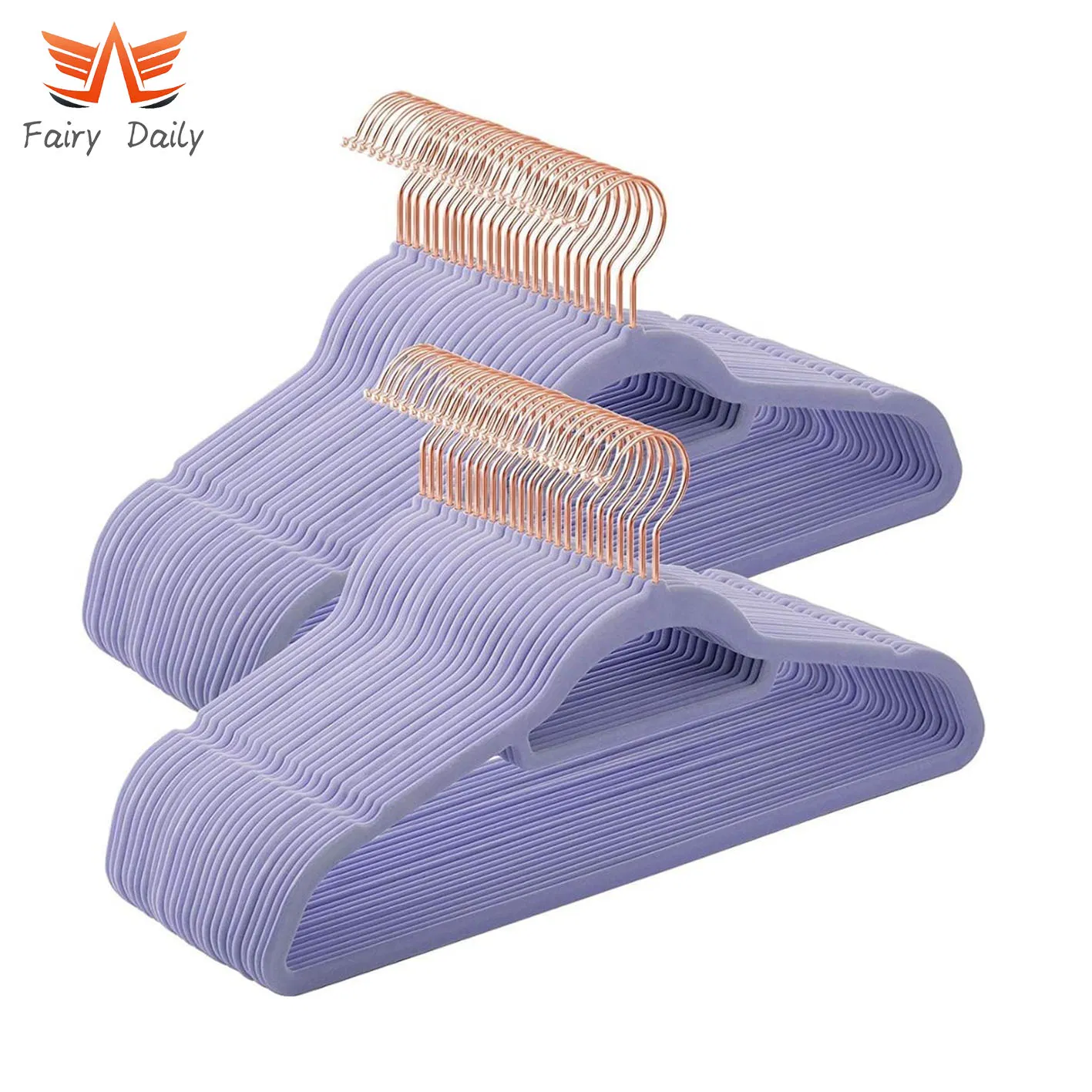 Non-Slip Flocking Velvet Hangers for Adult Kid Shirt Coat Clothes Hangers