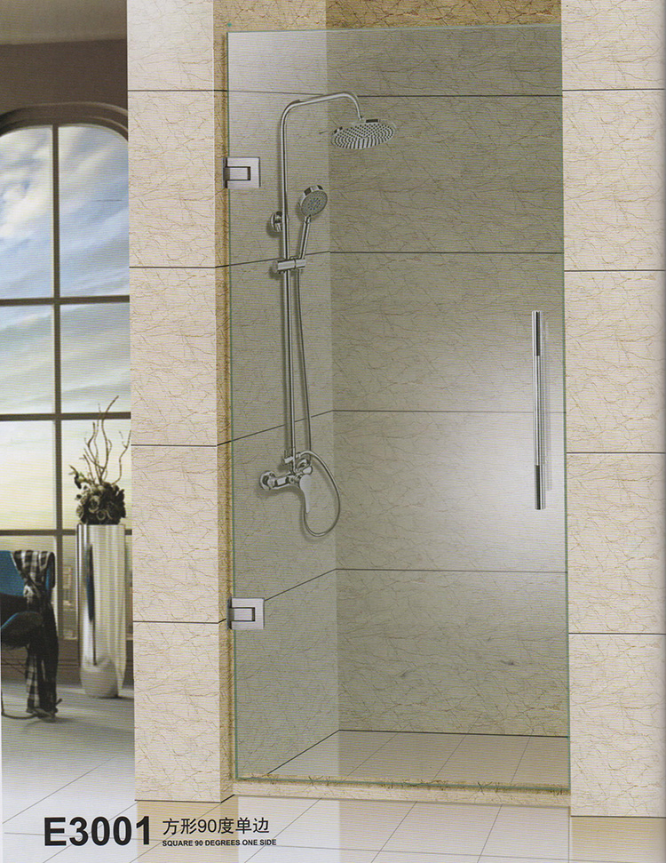 Square 90 Degrees One Side 304 Stainless Steel Hydraulic Door Hinge