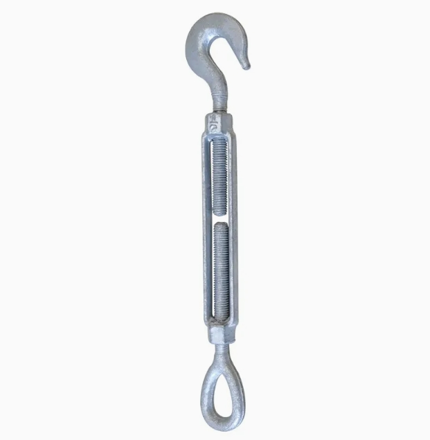 Hot DIP Galvanized Carbon Steel Hook and Eye Turnbuckle