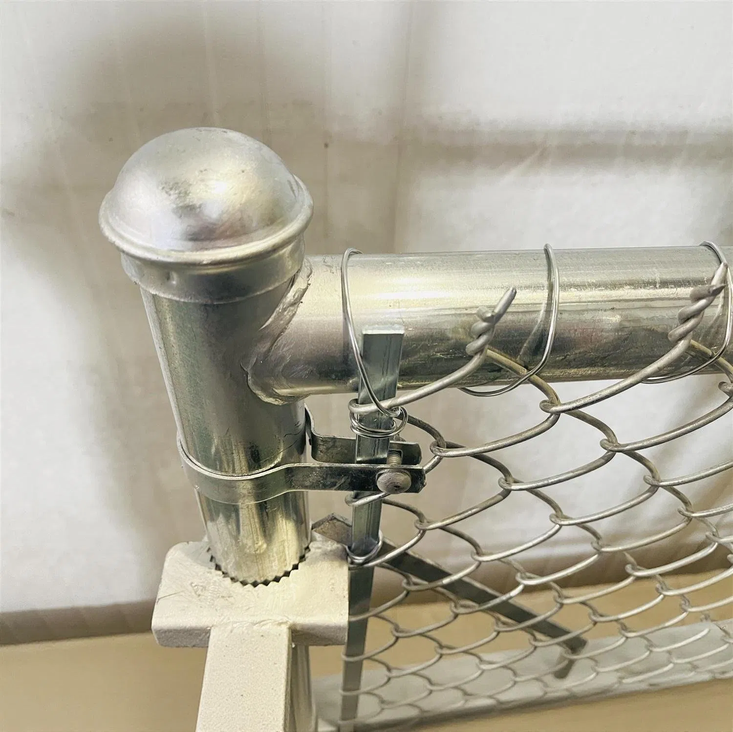 Bonkfc PVC Coated Fence Iron Steel Woven Steel Wire Mesh High Security Industrial Diamond Mesh Fence Airport Fence Mesh Garden Fence Galvanized Chain Link Fence