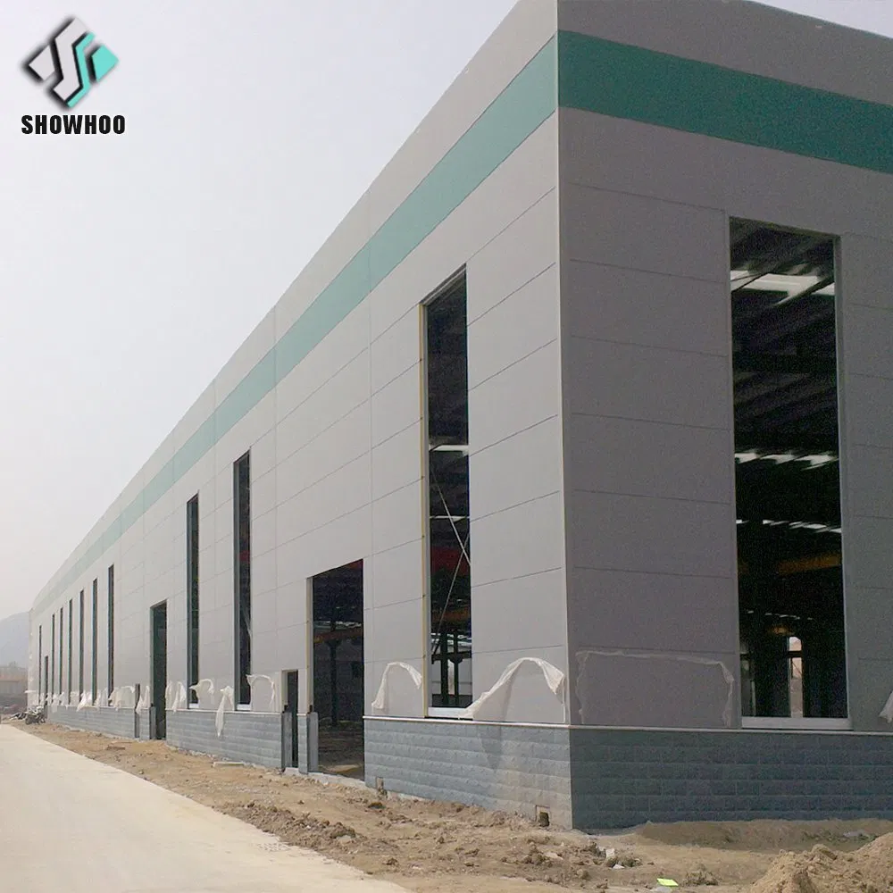 H Column Multi-Span Metal Steel Structure Sugar Factory Workshop