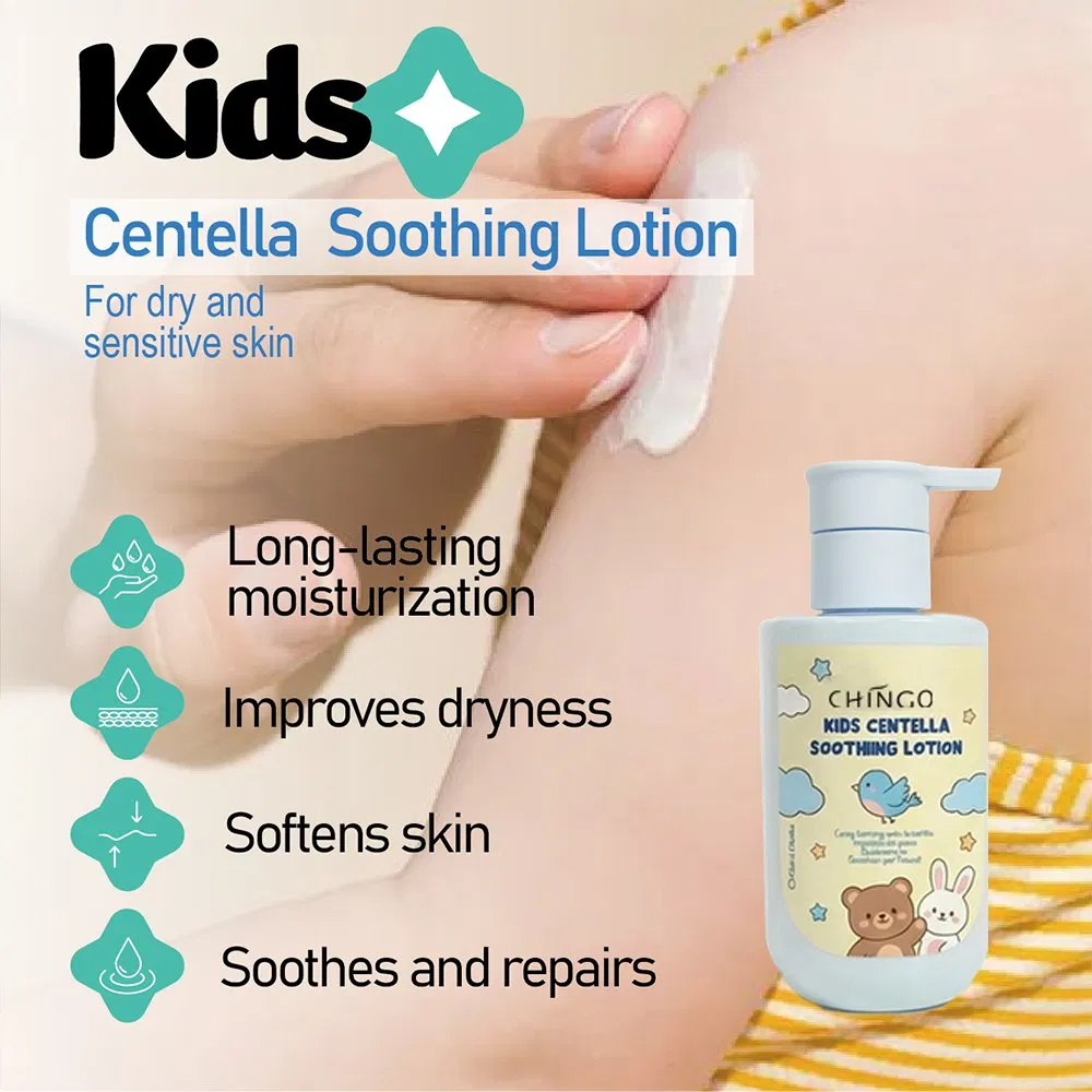 Organic Centella Baby Skin Care Set Gentle Cleansing Soothing Repairing Moisturizing Cream