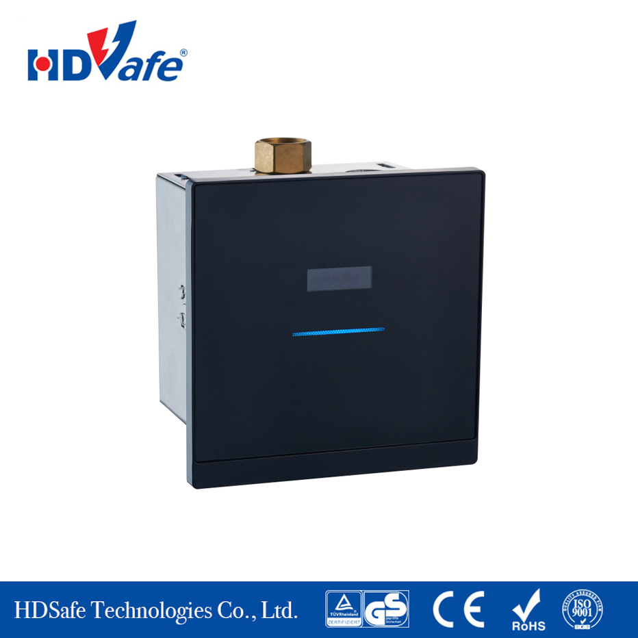 3u Automatic Urinal Flusher Glass Faceplate Wall Mounted Flush Valve Kit