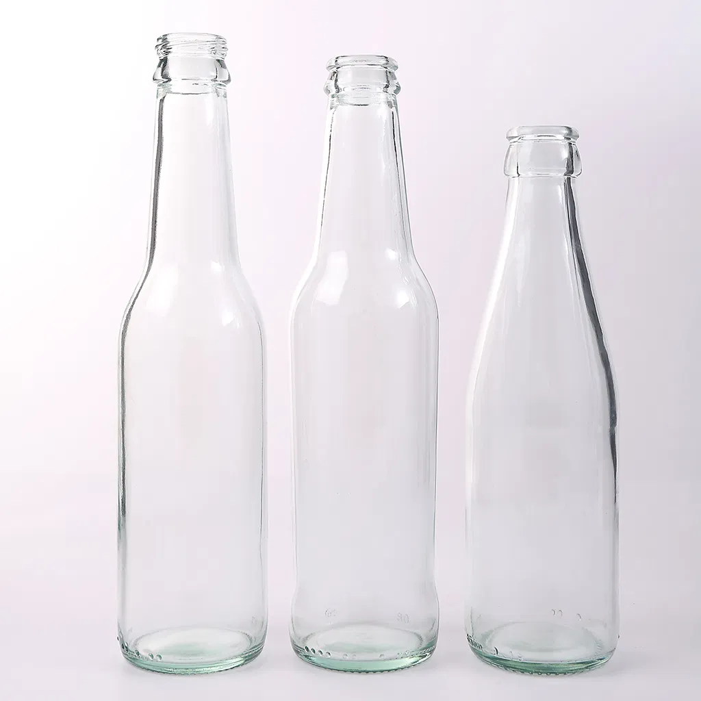 300ml Glass Flask Bottles