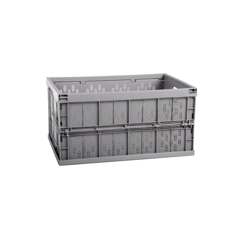 Vegetable Collapsible Storage Crate Folding Plastic Box