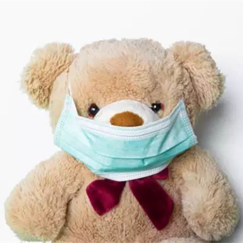 China Factory Supply Anti Influenza Virus Children Junior Kids Mask in Stock Selling Disposable Bule/White Non-Woven Masks