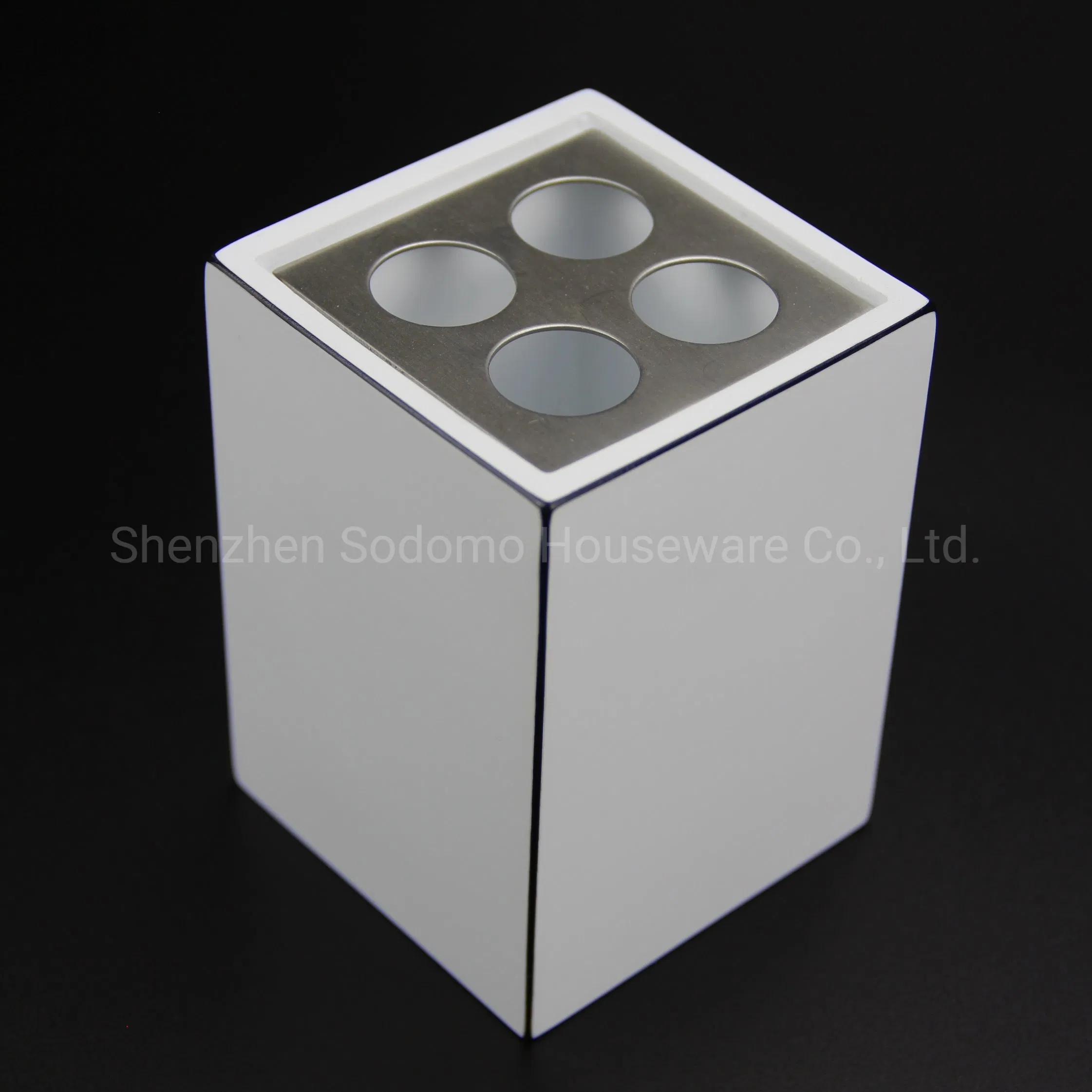 Popular Modern Houseware Polyresin Toothbrush Holder (BP0002-SWP)