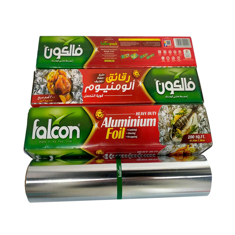 Factory Price Silver Kitchen Usage Food Packing Falcon Aluminum Foil for Africa