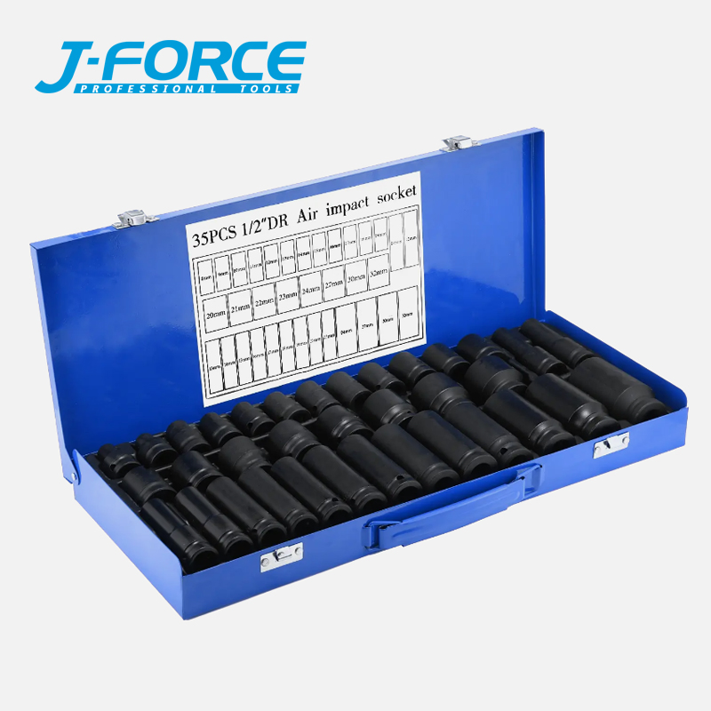 Набор пневматических головок 1/2" 35 предметов