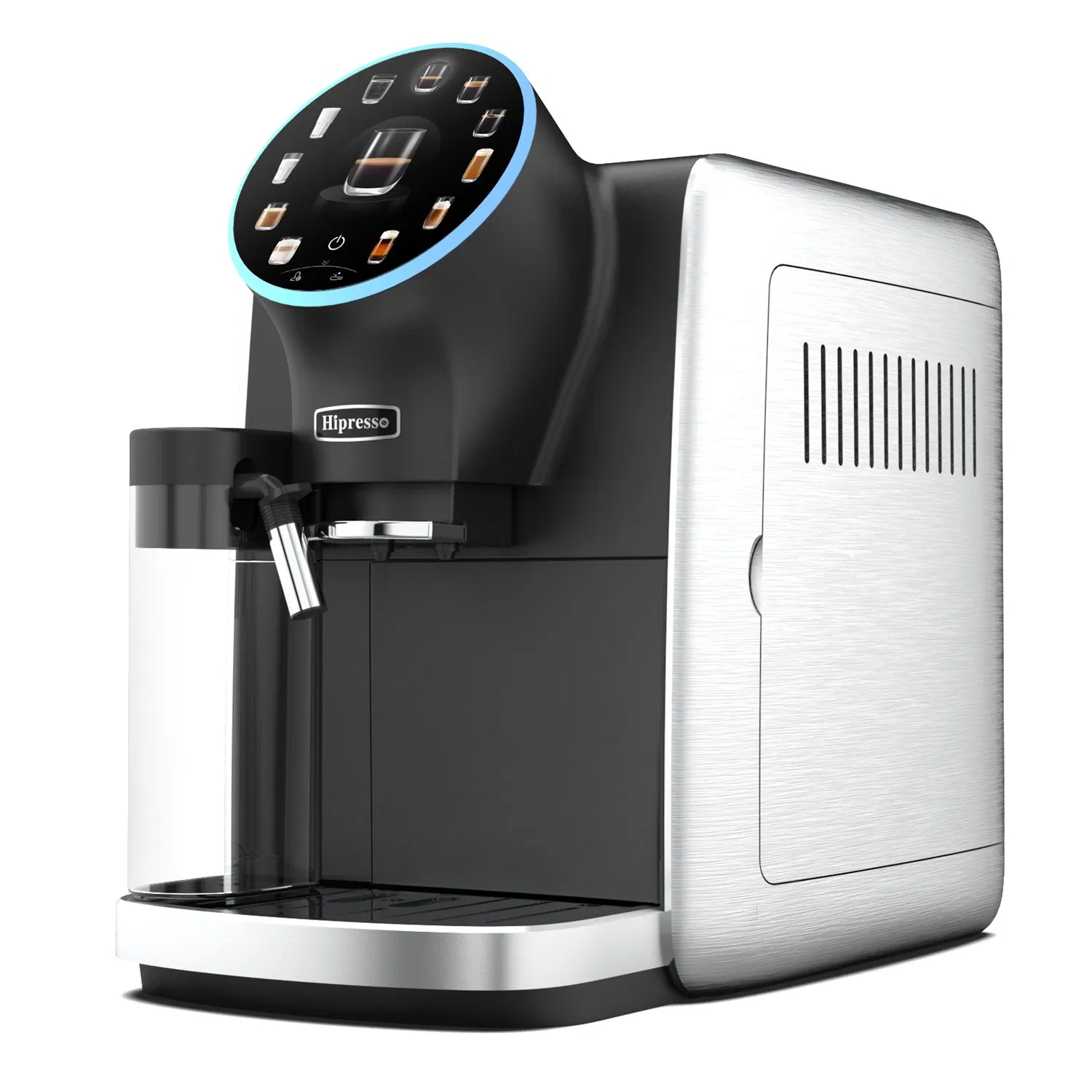Intelligent Round Screen Italian Pump Automatic Coffee Machines with 19 Bars Pressure DIY Coffee