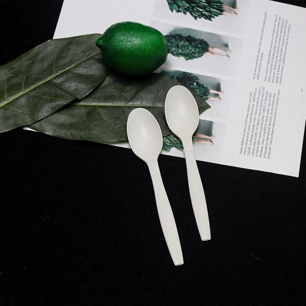 Hot Sale Disposable Biodegradable Corn Starch Fork Knife Spoon Cutlery for Food