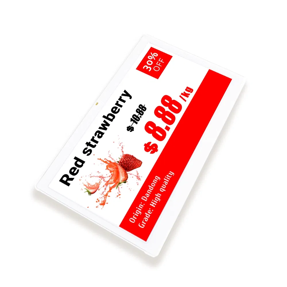 Bwr 7.5 Inch Electronic Shelf Label with EAS System for Efficient Pricing