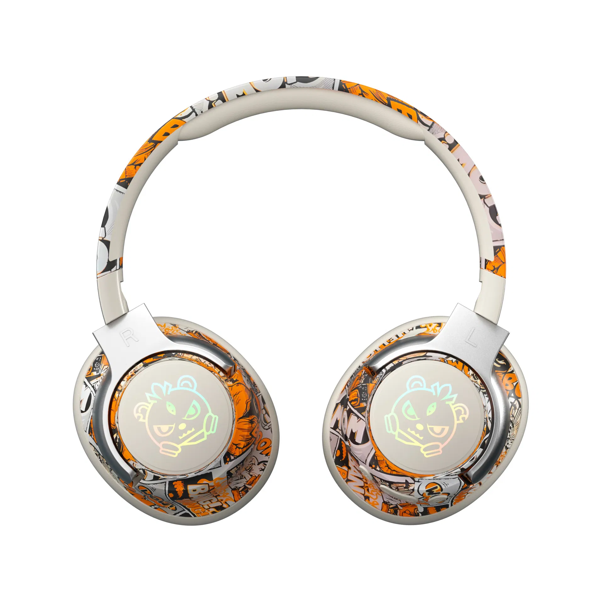 Hi-Fi Wireless Headphones RGB Light Heavy Bass Physical Button Control