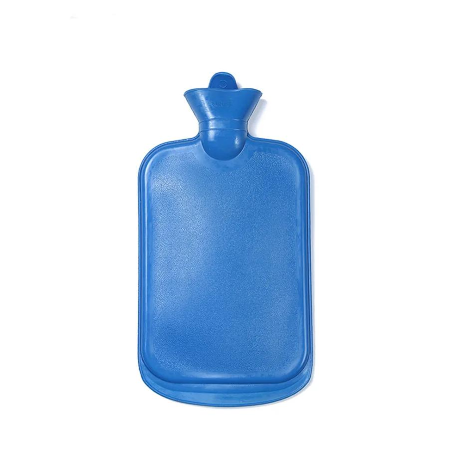 Reusable Mercerized Explosive-Proof Bottle 500ml 1L 2L Covered Electric Rubber Silicone Hot Water Bag with Fleece Cover