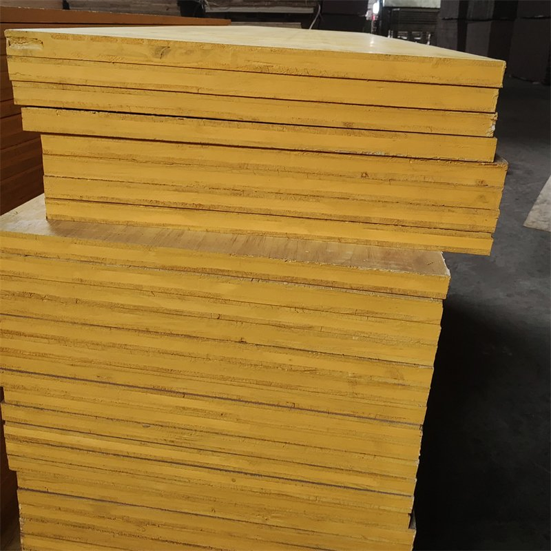 3-Ply Shuttering Panel Construction-Grade Yellow Concrete Building Formwork