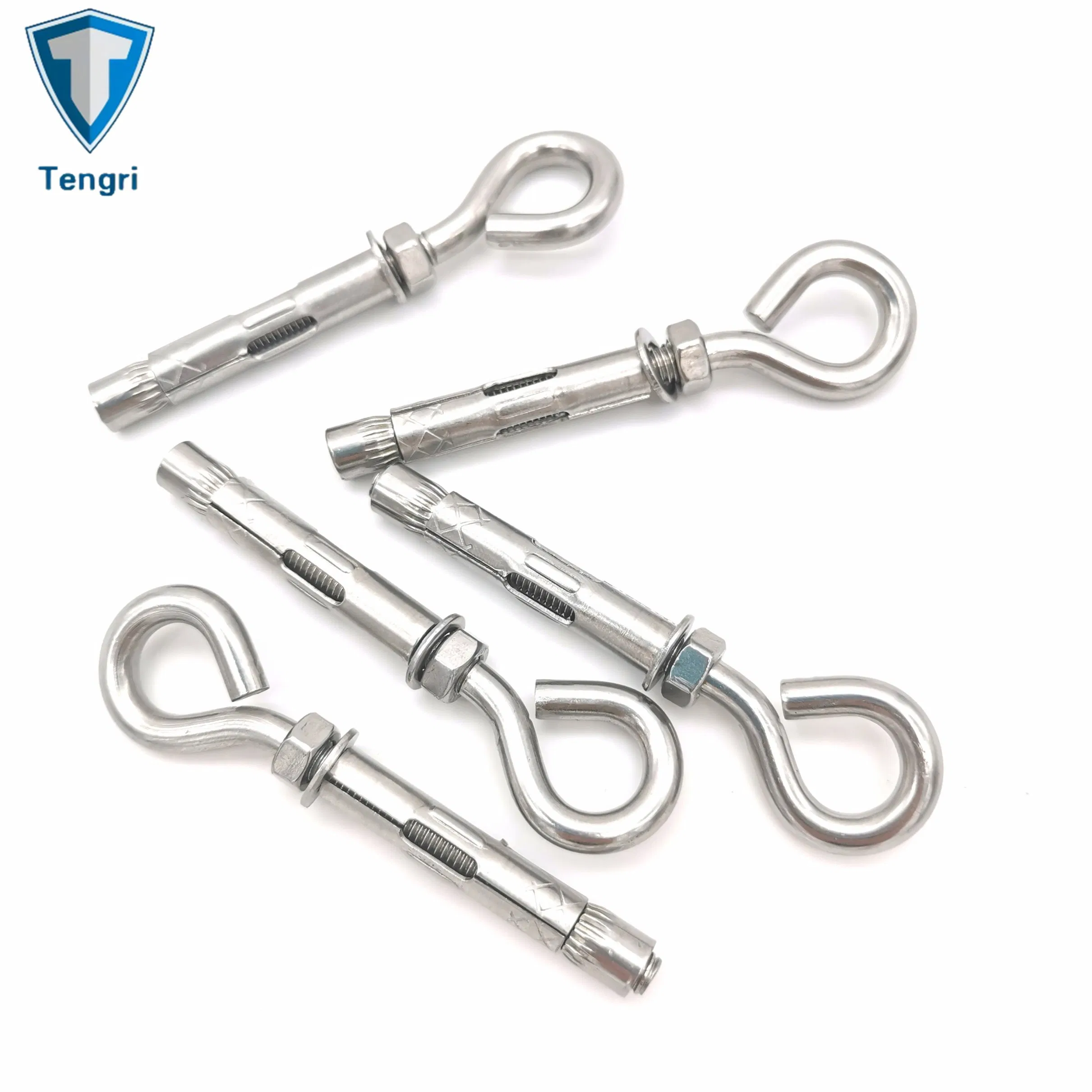 Concrete Anchor Expansion Screw Stainless Steel Sleeve Anchor Eye Bolt