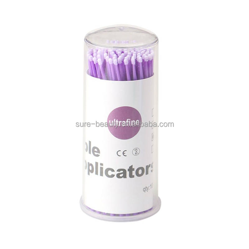 Disposable Micro Brushes Cotton Swab Applicators for Dental and Eyelash Extension