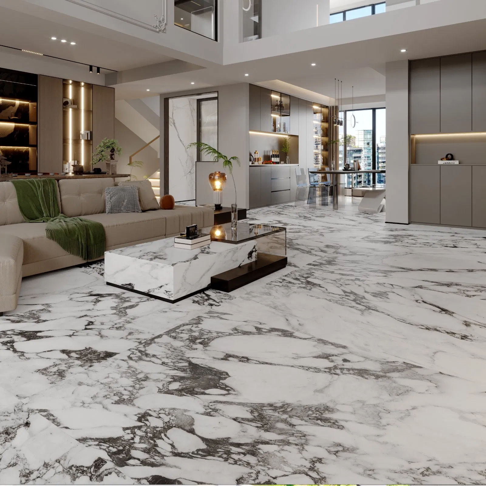 Premium 6mm Sintered Stone Grande Porcelain Slabs for Modern Space