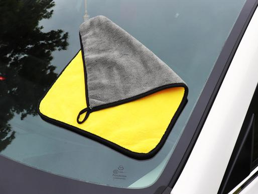 Coral Velvet Double-Sided Thickened Water-Absorbent Soft Car Wash Towel Car Wipe Towel