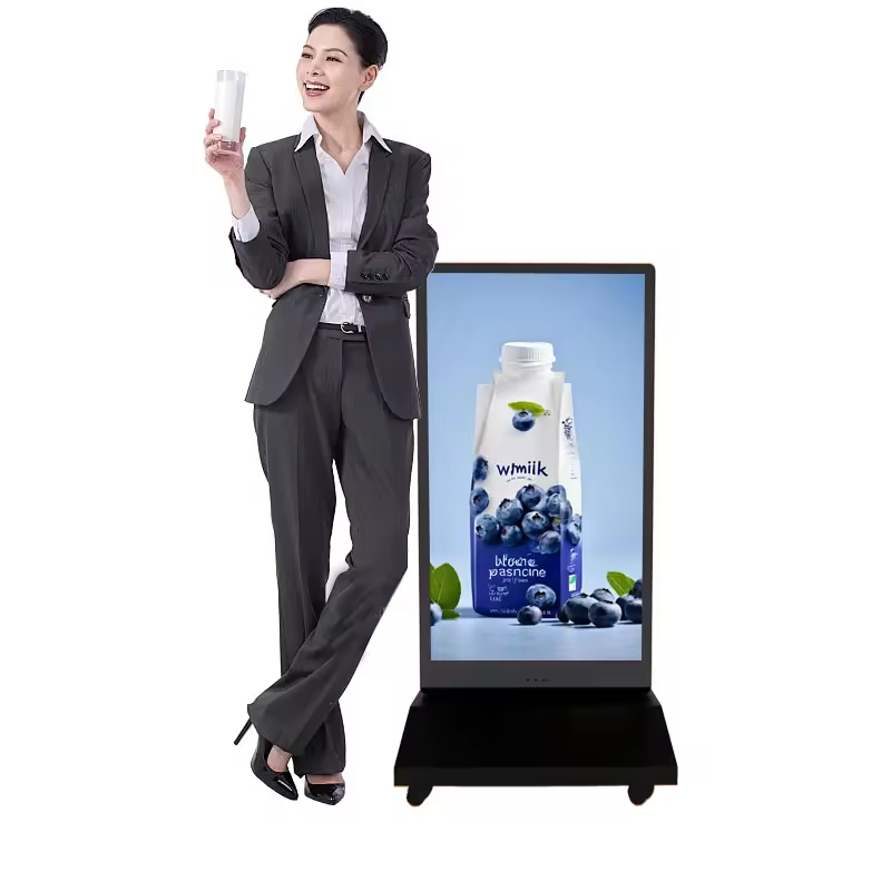 Двусторонний светодиодный экран на колёсах с аккумулятором