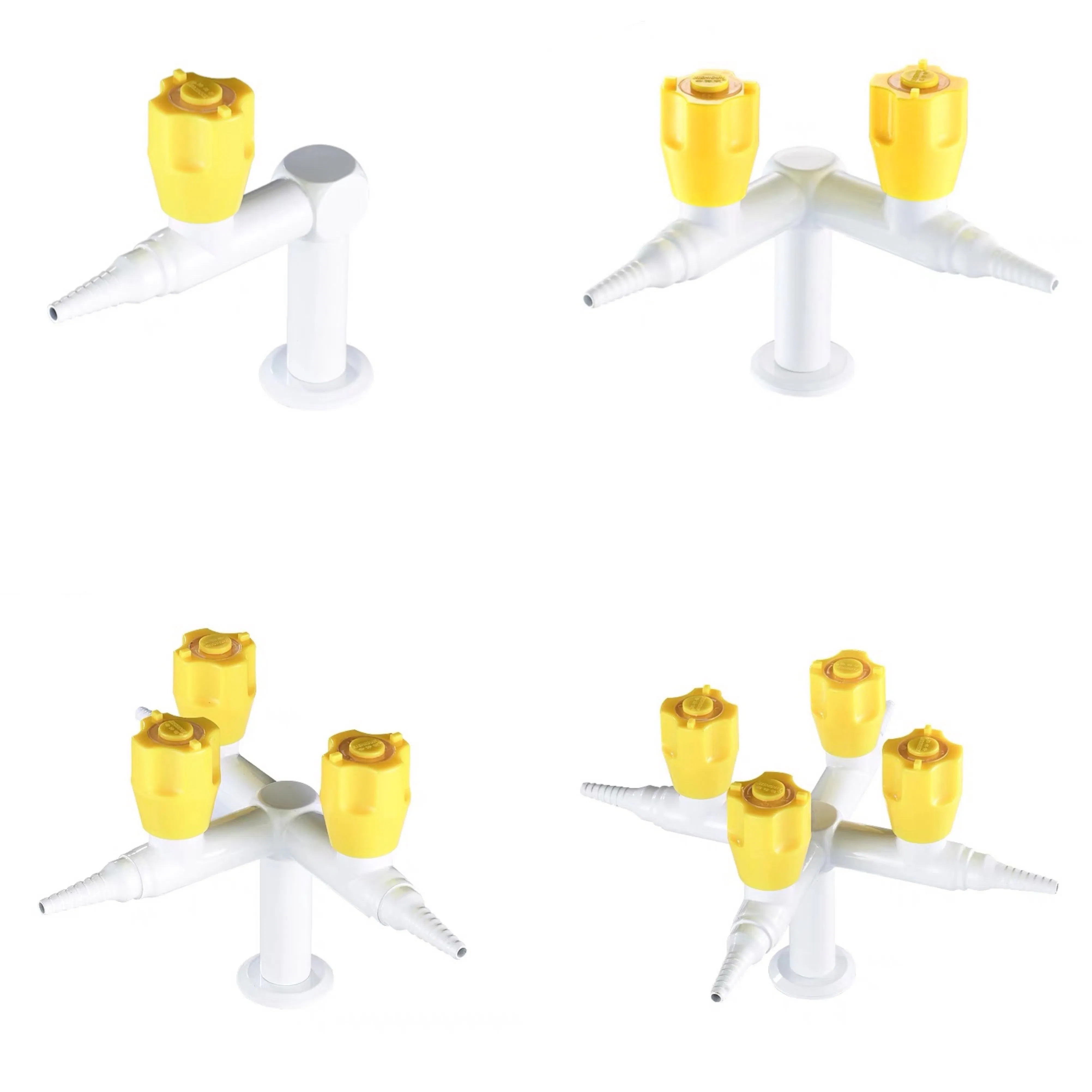 Трехходовой газовый кран для лабораторий MAX-GF