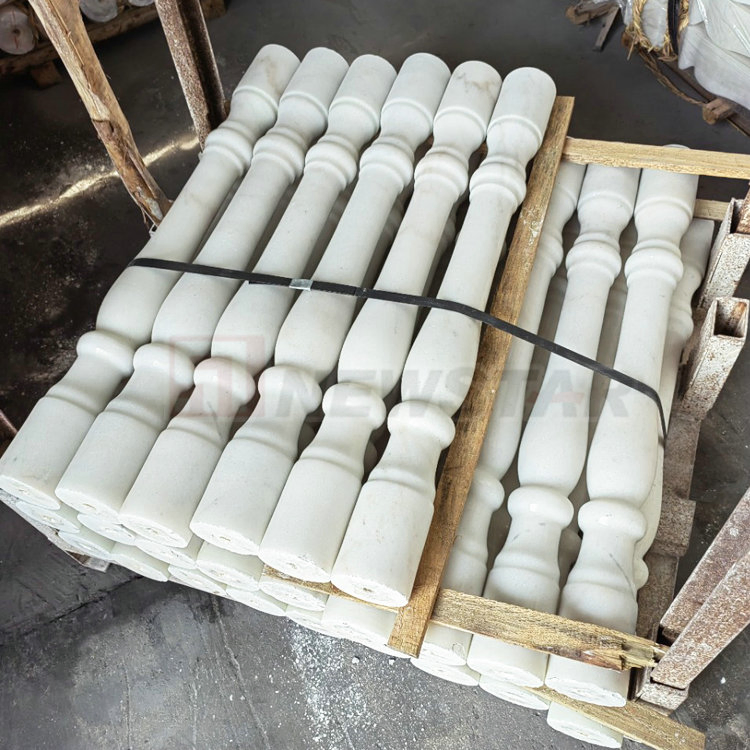 Marble Handrail Granite Baluster Marble Railing Price Wholesale Marble Baluster