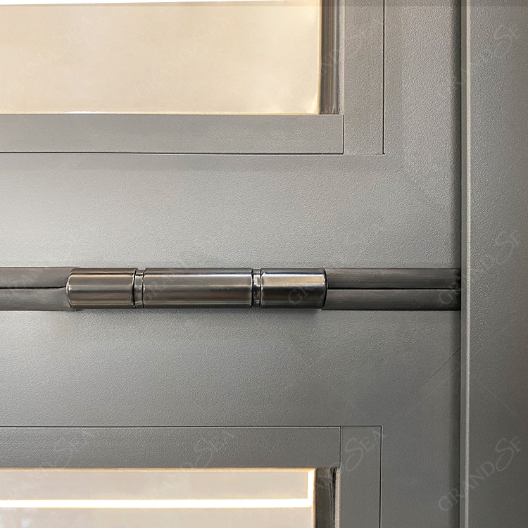 Wholesale New Grill Design House Custom Double Glazed Metal Glass Folding Windows Aluminum Window