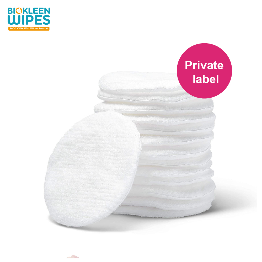 OEM Free Sample Facial Cleaning Deeply Cosmetics Eye Silikon Pads Branded Cotton Round Pad Multi-Layer Makeup Remover Pads Cosmetics Suppliers