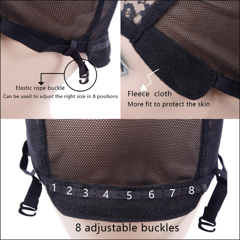 Основа для U-образных париков Mono Swiss Lace с регулировкой