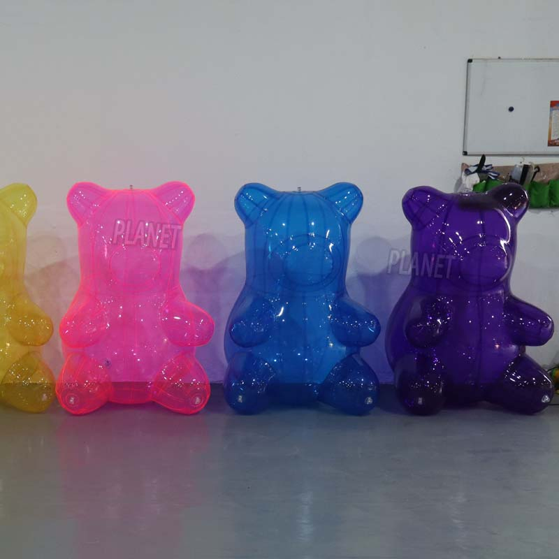 Colorful Cartoon Inflatable Bear for Decoration