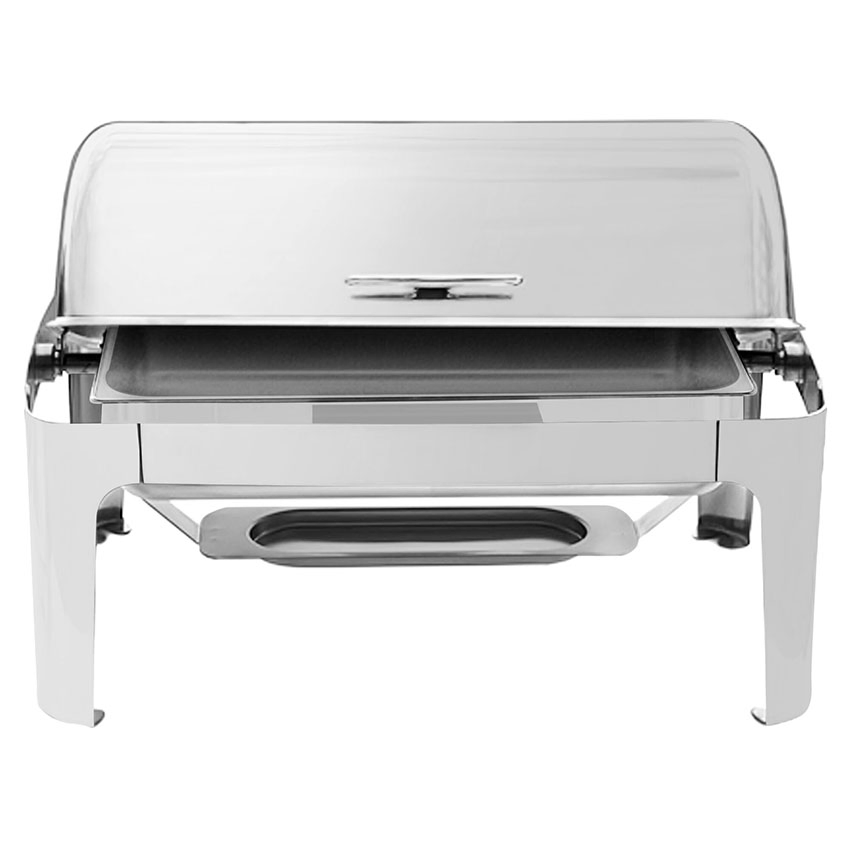 Rectangle Roll Top 9L Hotel Restaurant Chaffing Dish for Catering Buffet Serving
