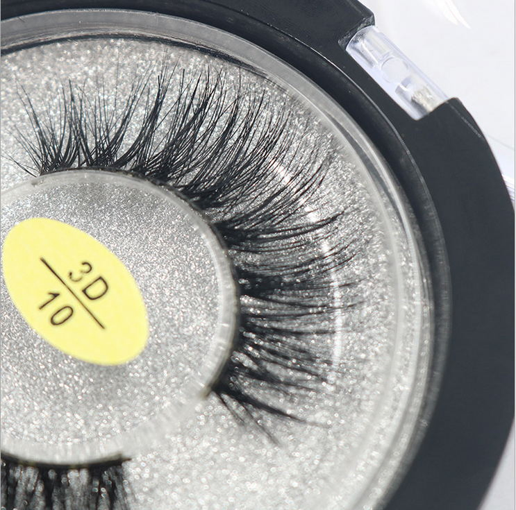 Labor 1 Pair 3D Soft Mink Hair False Eyelashes Handmade Wispy Fluffy Long Lashes Natural Eye for Woman