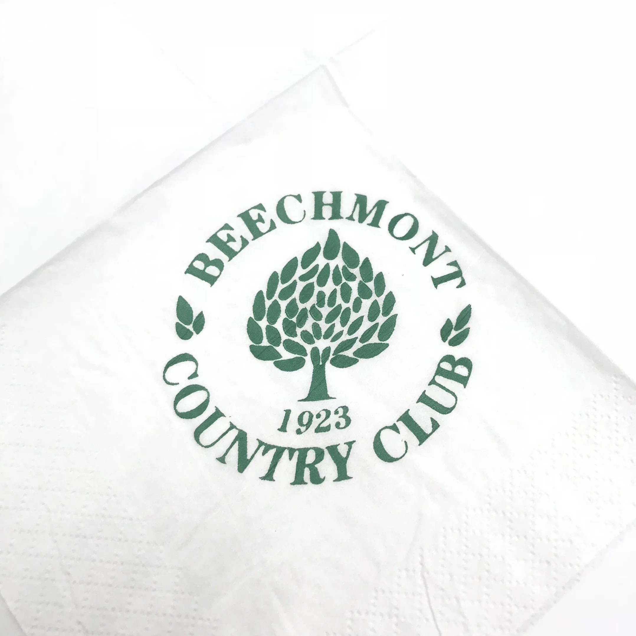 100% Virgin Wood Pulp Personalized Beverage Cocktail Napkins Party Favors Custom Wedding Paper Napkins