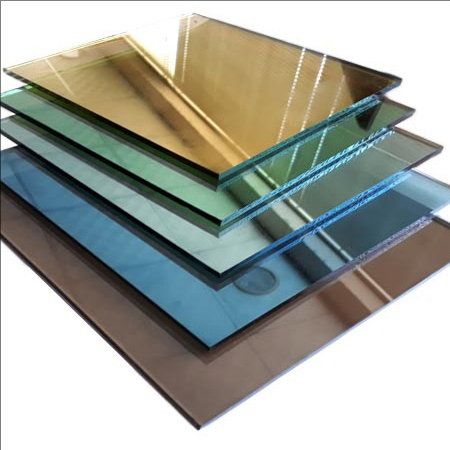 Wholesale High Quality Blue Tinted Reflective Glass Heat Reduction Privacy for Modern Architecture