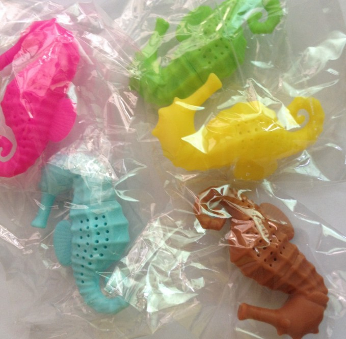 Wholesale Customized Cute Silicone Hippocampus Strainer