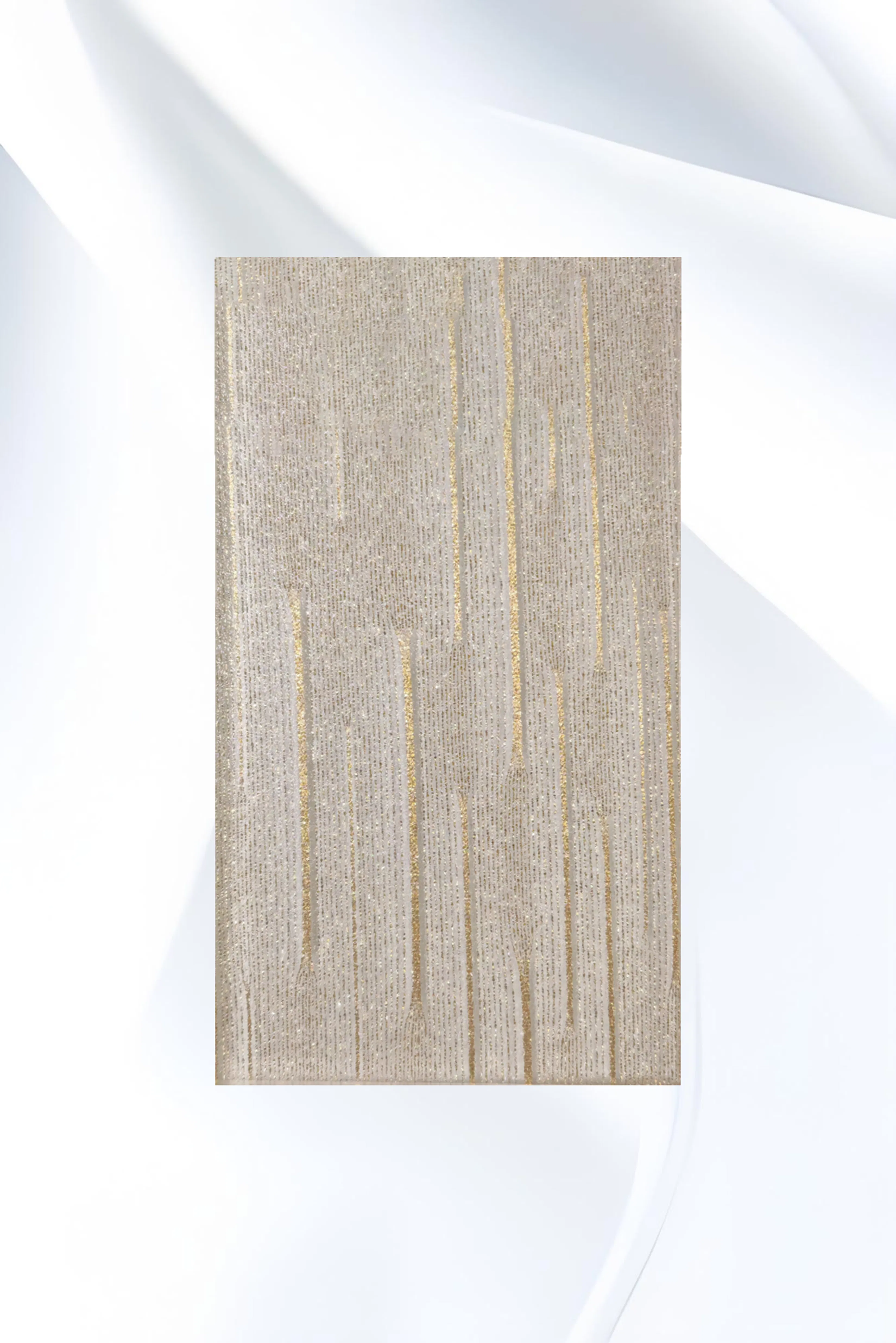 Stylish Home Glass with Premium Laminated Artistic Fabric for Decor