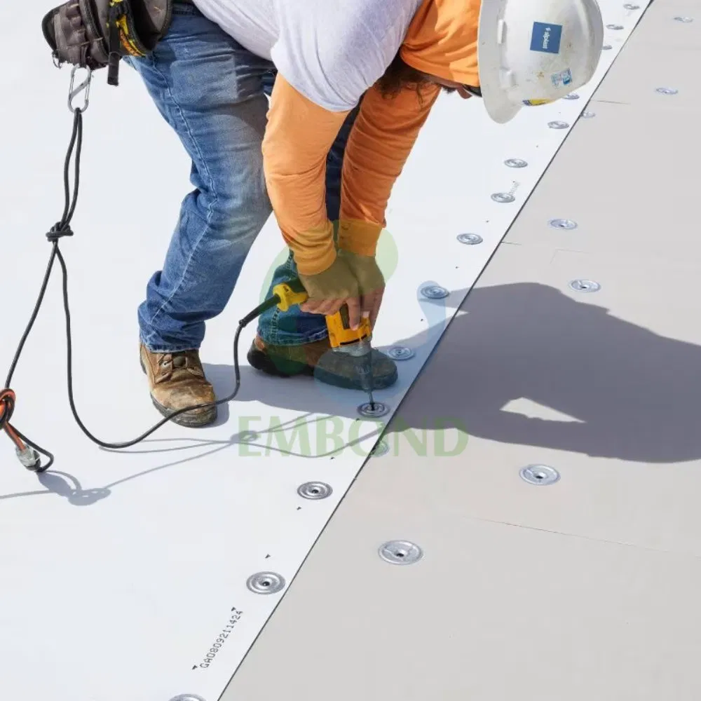 ASTM 60 Mil White Tpo Membrane for Commercial Flat Roof Waterproofing