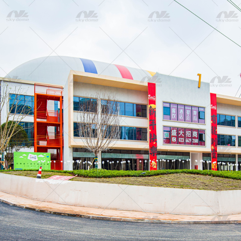 PVDF Air Membrane Sports Dome at Rooftop