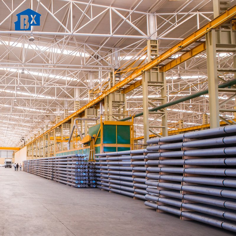 Durable Steel Frame Warehouse: Ideal Space for Plant Workshops Custom Steel Frame Workshop: Perfect for Plants and Garden Equipment