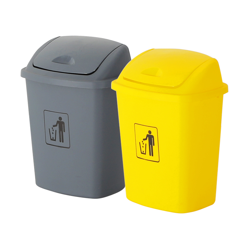 Уличная пластиковая урна с крышкой 30/45/60 литров