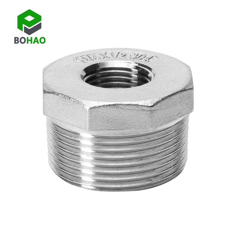 Wholesale Stainless Steel Pipe Fittings SS304 SS316 Reducer Hexagon Bushing for Pipeline Connection